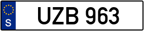 Truck License Plate